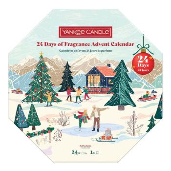 Yankee Candle® Après Ski Adventskranz – mit 24 Teelichtern und Teelichthalter